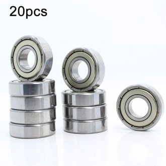 6001zz 20pcs Miniature Bearings Silent Deep Groove Ball Bearings