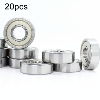 6000zz 20pcs Miniature Bearings Silent Deep Groove Ball Bearings