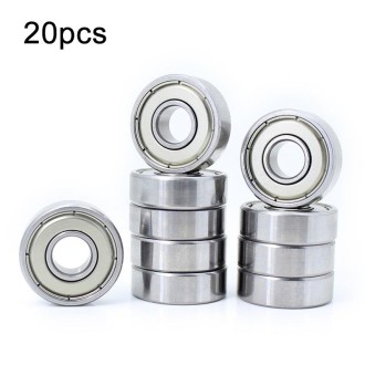 608zz 20pcs Miniature Bearings Silent Deep Groove Ball Bearings