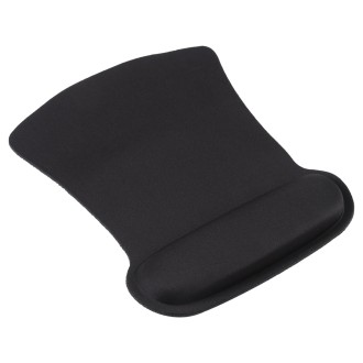 Wrist Rest Gel Memory Foam Computer Mouse Pad (Black)