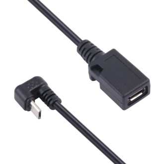 U-shaped Micro USB Male to Female Extension Cable