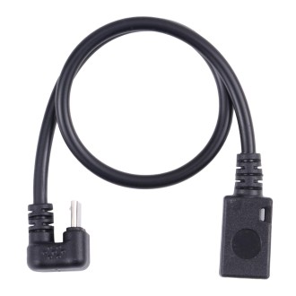 U-shaped Micro USB Male to Female Extension Cable