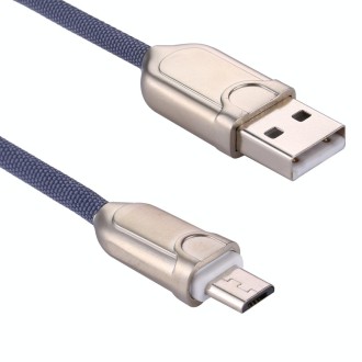 1m 2A Micro USB to USB 2.0 Data Sync Quick Charger Cable(Blue)