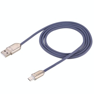 1m 2A Micro USB to USB 2.0 Data Sync Quick Charger Cable(Blue)