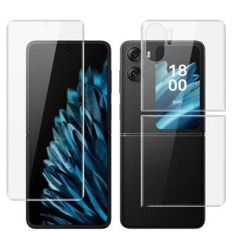 For OPPO Find N2 Flip 5G 1 Sets imak Curved Full Screen Hydrogel Film (Screen+Back)