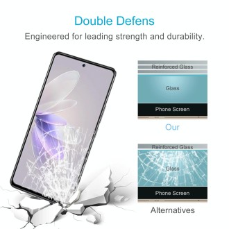 For vivo S16e 10pcs 0.26mm 9H 2.5D Tempered Glass Film