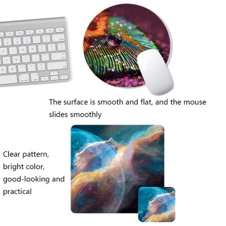 400x900x4mm Locked Large Desk Mouse Pad(4 Water Drops)