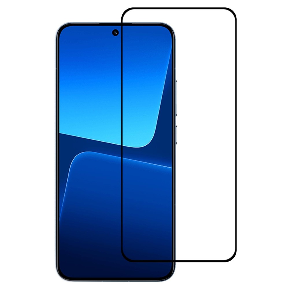 For Xiaomi 13 Ultra Edge Glue 9H HD 3D Curved Edge Tempered Glass Film(Black)