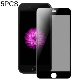 For iPhone 6 Plus / 6s Plus 5pcs DUX DUCIS 0.33mm 9H High Aluminum Anti-spy HD Tempered Glass Film