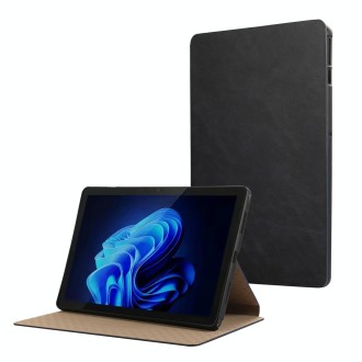 For Itel Pad One 10.1 Simple Crazy Horse Leather Tablet Case(Blue)