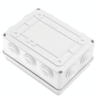 Security Surveillance Cameras Plastic Waterproof Power Supply Box, Size: 15cm x 11cm x 7cm(White)