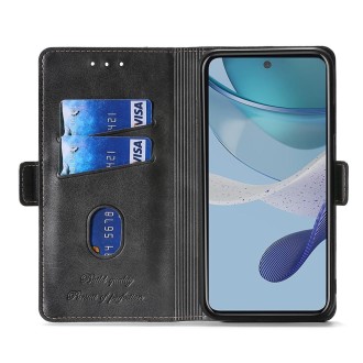 For Infinix Hot 11 Play Contrast Color Side Buckle Leather Phone Case(Black + Grey)