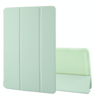 For OnePlus Pad 2 Tri-fold Silicone Leather Tablet Case(Green)