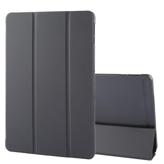 For OnePlus Pad 2 Tri-fold Silicone Leather Tablet Case(Black)