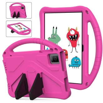 For T-Mobile REVVL Tab 10.36 2023 EVA Shockproof Tablet Case with Holder(Rose Red)