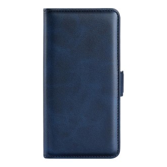 For Realme 10 4G Dual-side Magnetic Buckle Horizontal Flip Leather Phone Case(Dark Blue)