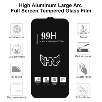 For iPhone 6s / 6 High Aluminum Large Arc Full Screen Tempered Glass Film