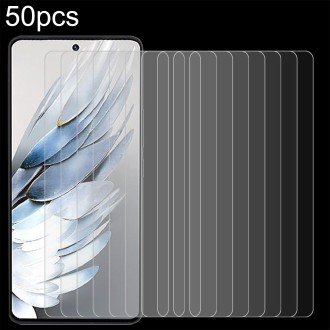 For ZTE nubia Z50S Pro 50pcs 0.26mm 9H 2.5D Tempered Glass Film