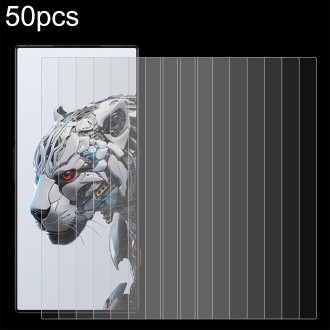 For ZTE nubia Red Magic 8S Pro 50pcs 0.26mm 9H 2.5D Tempered Glass Film