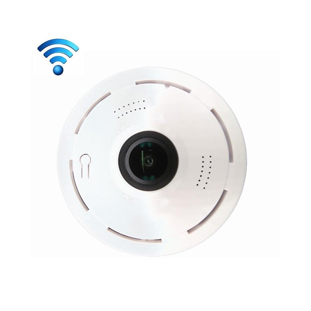 360 Degrees Wide-angle Panoramic WiFi Camera 960P Home Monitoring Camera without Memory