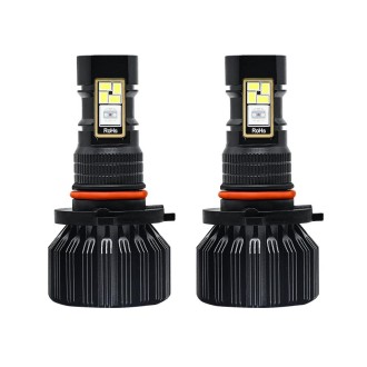 EV23 1 Pair 9006 HB4 12W / 15000LM / DC 9-16V IP68 Waterproof Car RGB Fog Light