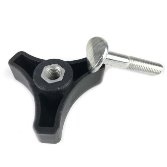 Lawn Mower Handle Bar Wheel Triangle Handle Knob with 5cm Screw