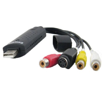 Portable USB 2.0 Video + Audio RCA Female to Female Connector for TV / DVD / VHS Support Vista 64 / win 7 / win 8 / win 10 / Mac