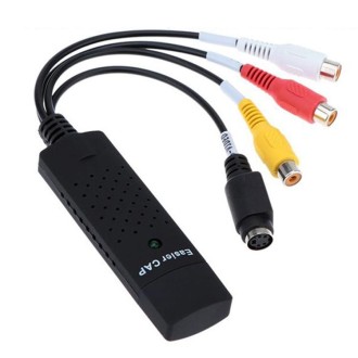 Portable USB 2.0 Video + Audio RCA Female to Female Connector for TV / DVD / VHS Support Vista 64 / win 7 / win 8 / win 10 / Mac