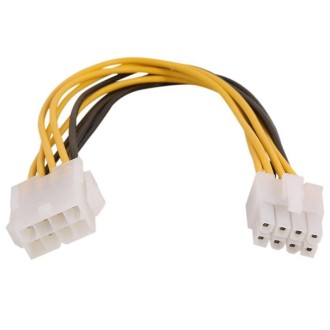 8 pin Male to 8 pin Female Power Extension Cable