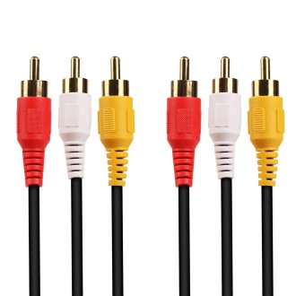 Normal Quality Audio Video Stereo RCA AV Cable, Length: 1.5m