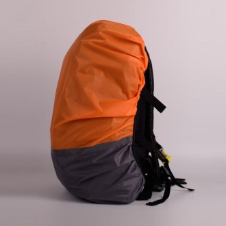 2 PCS Outdoor Mountaineering Color Matching Luminous Backpack Rain Cover, Size: XL 58-70L(Red + Fluorescent Green)