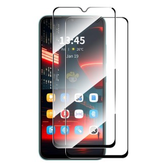 For Infinix Smart 7 HD 2pcs ENKAY Full Glue High Aluminum-silicon Tempered Glass Film