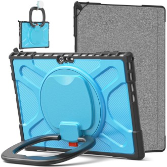 For MicroSoft Surface Pro 4 / 5 / 6 / 7 TPU + PC Tablet Case(Blue)