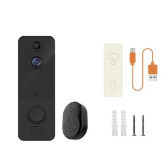 T8  720P Wireless Wifi Remote Video Doorbell Intercom Infrared Night Vision AI Recognition Doorbell, Spec: 2600 mAh 