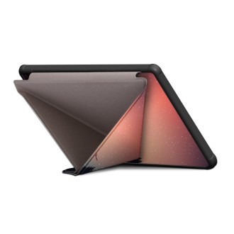 For KOBO Libra2 2021 Multi-folding Leather Tablet Case(Dusk)