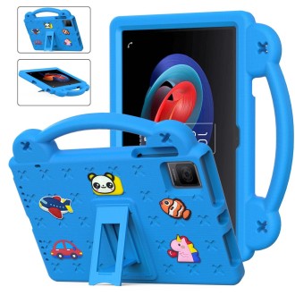 For TCL Tab 10 Gen2 10.36 2023 Handle Kickstand Children EVA Shockproof Tablet Case(Sky Blue)