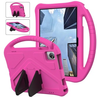 For Blackview Tab 8 2020 EVA Shockproof Tablet Case with Holder(Rose Red)