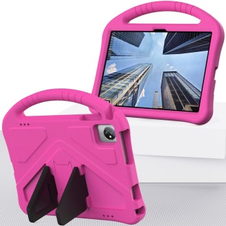 For Blackview Tab 8 2020 EVA Shockproof Tablet Case with Holder(Rose Red)