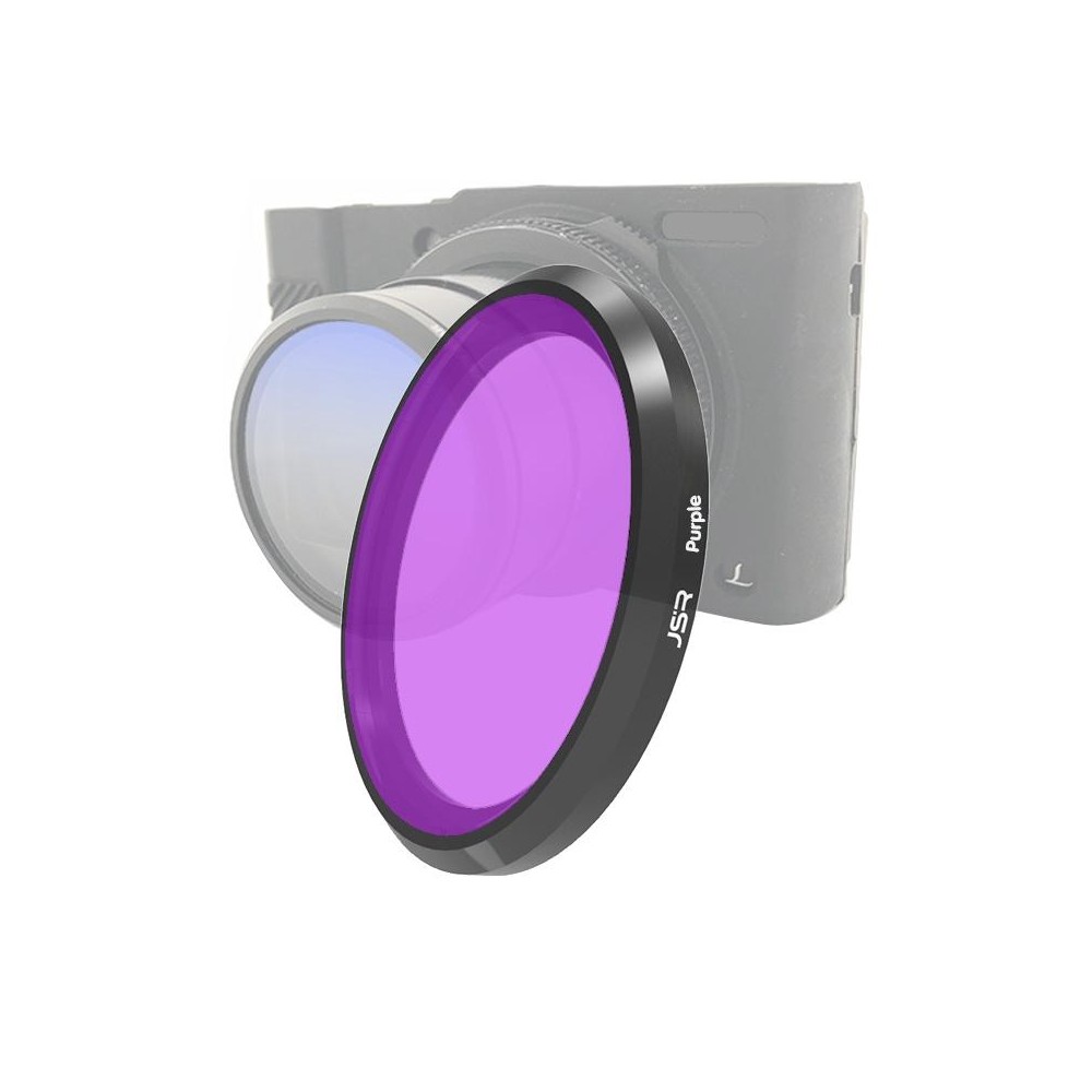 JSR Colored Lens Filter for Panasonic LUMIX LX10(Purple)