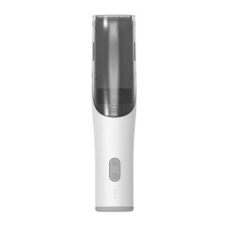 Electric Waterproof Hairdresser Children Low Noise Rechargeable Push Clipper, Specification: Suction Upgrade Version White