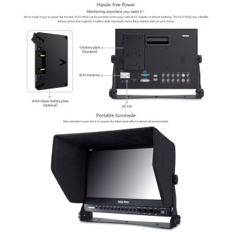 SEETEC P133-9HSD 1920x1080 13.3 inch Broadcast Level Full HD Media Film Camera Field Monitor