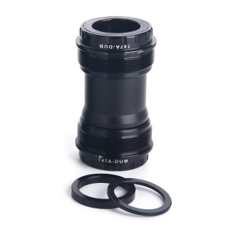 T47ADUB Bottom Bracket Fits 68mm/73mm Width of Bicycle Frame(Black)