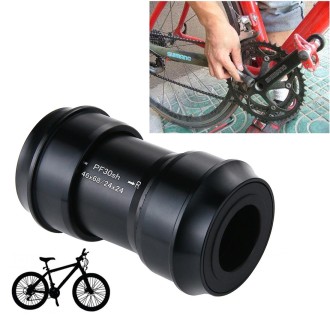 PF30 Press Fit Style Bottom Bracket Fits 68-73mm for SHIMANO, Prowheel, SRAM GXP Mountain Bike (Black)