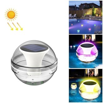 Solar Water Floating Lights Patio Pool Floating Landscape Decorative Lights(Three Light Mode)