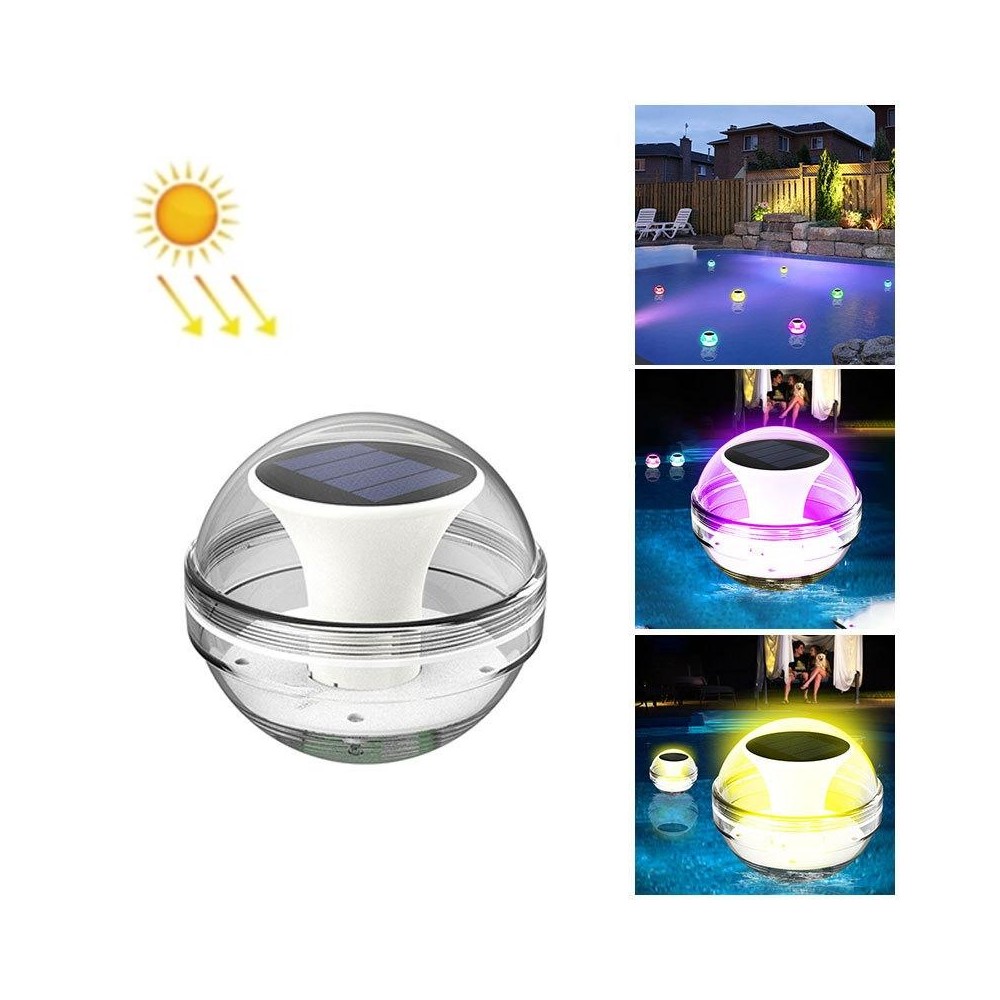 Solar Water Floating Lights Patio Pool Floating Landscape Decorative Lights(Three Light Mode)