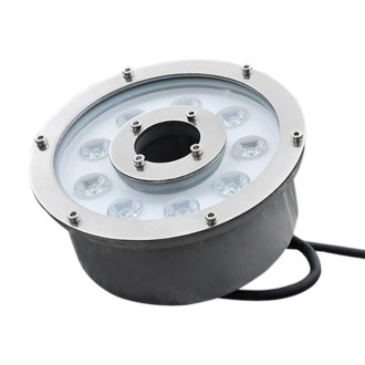 18W Landscape Ring LED Aluminum Alloy Underwater Fountain Light(White Light)