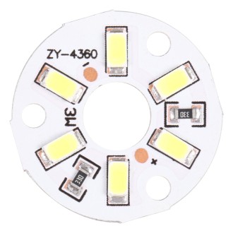 3W 6 LEDs SMD 5730 LED Module Lamp Ceiling Lighting Source, DC 12V White Light