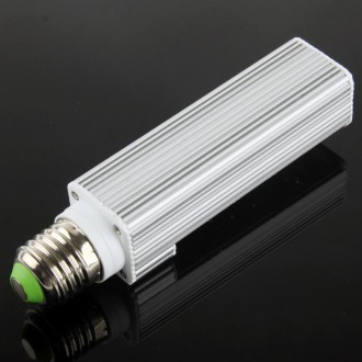 E27 11W 1620LM LED Transverse Light Bulb, 44 LED SMD 5050, Warm White Light, AC 85-220V