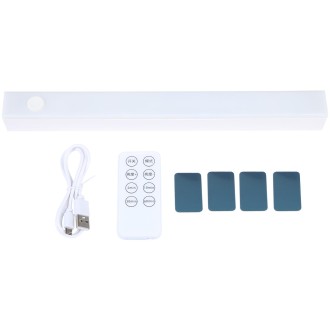 30cm USB Charging LED Emergency Light Bar with Remote Control (White)