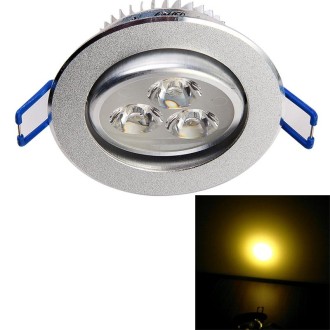 3W 280LM Down Light Ceiling Lights Bulb, 3 High Power LED,  Warm White Light, with Power Driver, AC 85-265V, Hole Size: 65mm